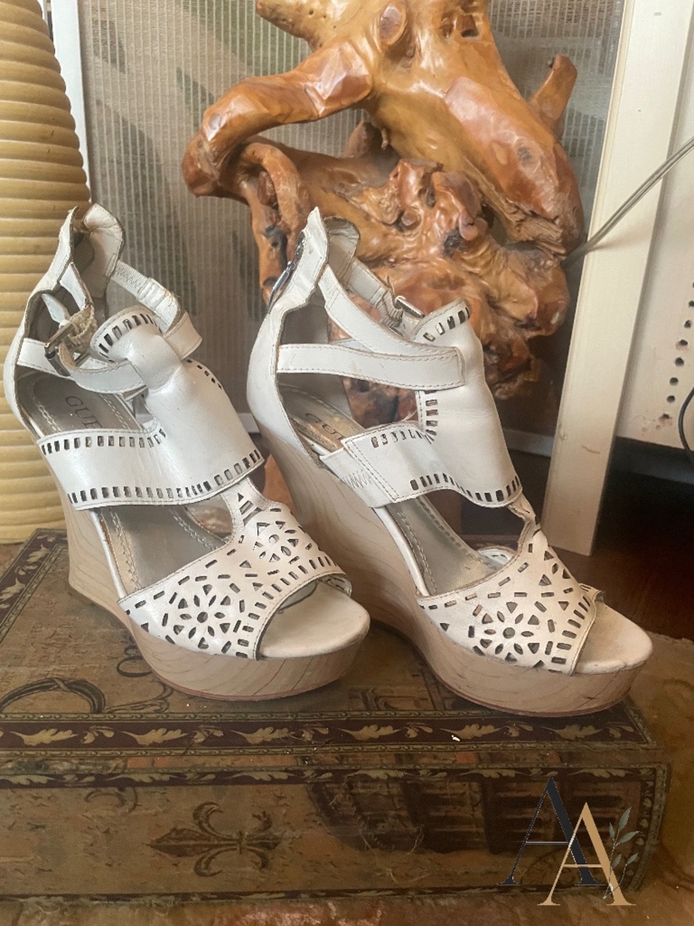 Guess Agenta Gladiator style Wedge Sandals